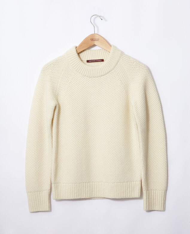 Pullover aus Wolle Off white