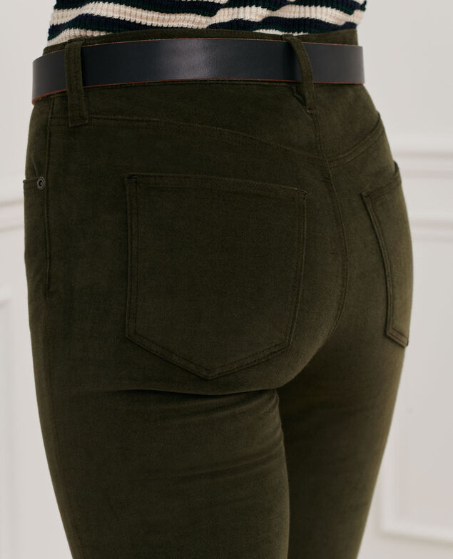 LILI - SLIM - 5-Pocket-Jeans 6002c dark olive Pavelt