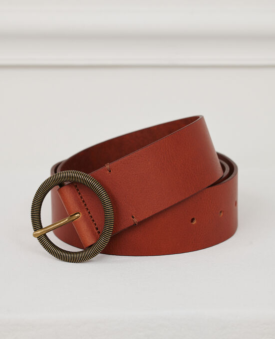 Breiter Ledergürtel 9902 29 DARK ORANGE