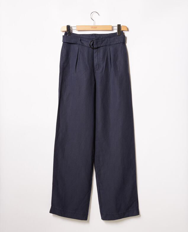 Weite Hose Navy