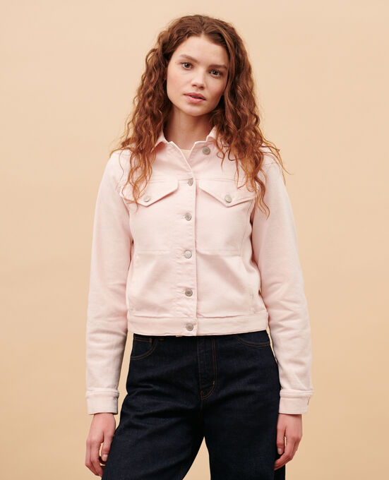 Kurze Jeansjacke 0100 PINK MARSHMALLOW