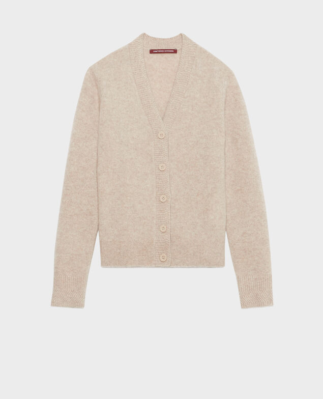 Cardigan aus Kaschmir 8810 02 lightgray