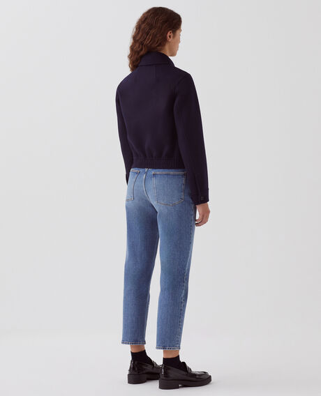 Kurzer Blouson aus Mischwolle