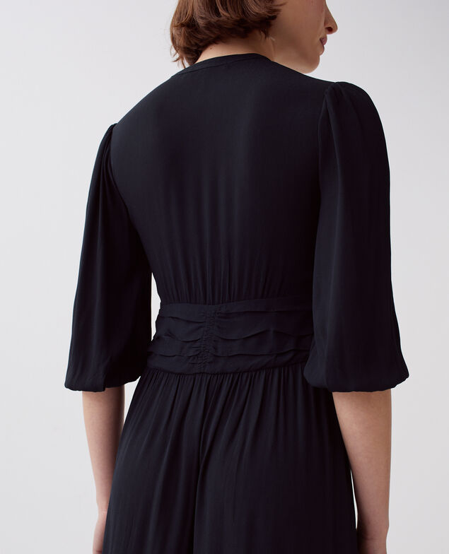 Langes fließendes Kleid H695 night sky