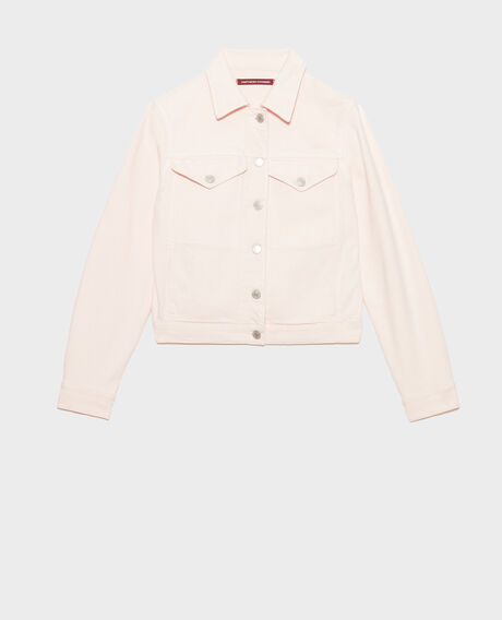 Kurze Jeansjacke 0100 pink marshmallow 3sjd266c62