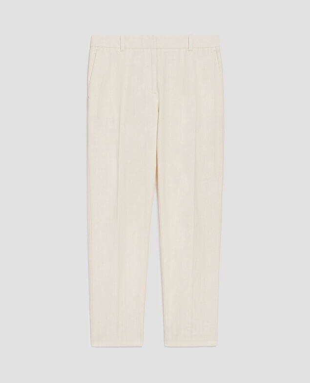 MARGUERITE - Zigarettenhose H303 white swan