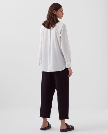 Bluse aus Baumwoll-Popelin