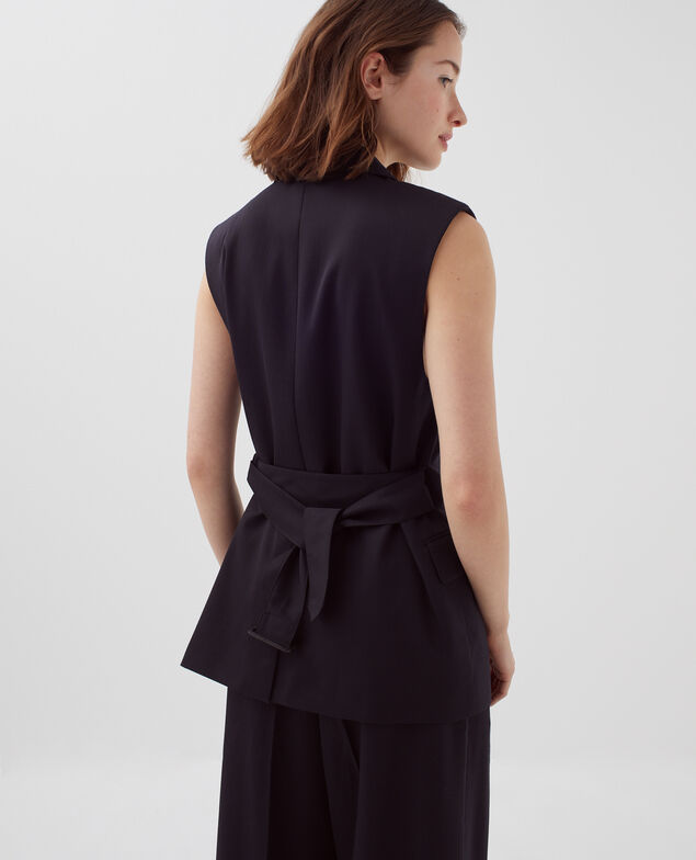 Blazer aus Wolle H091 black beauty