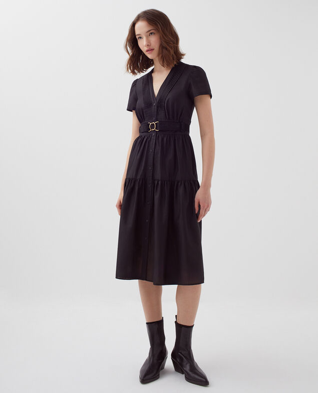 Midi-Kleid H091 black beauty