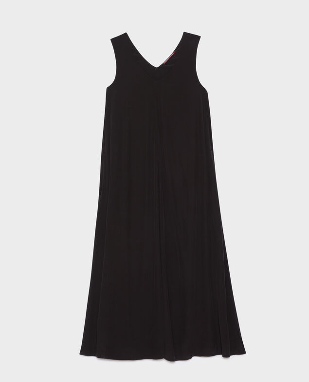 Fließendes Trapezkleid 0093 black 3sdr275v02