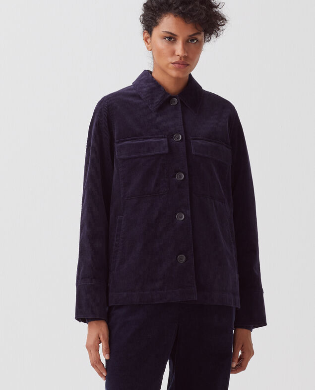 Cordjacke U690 navy