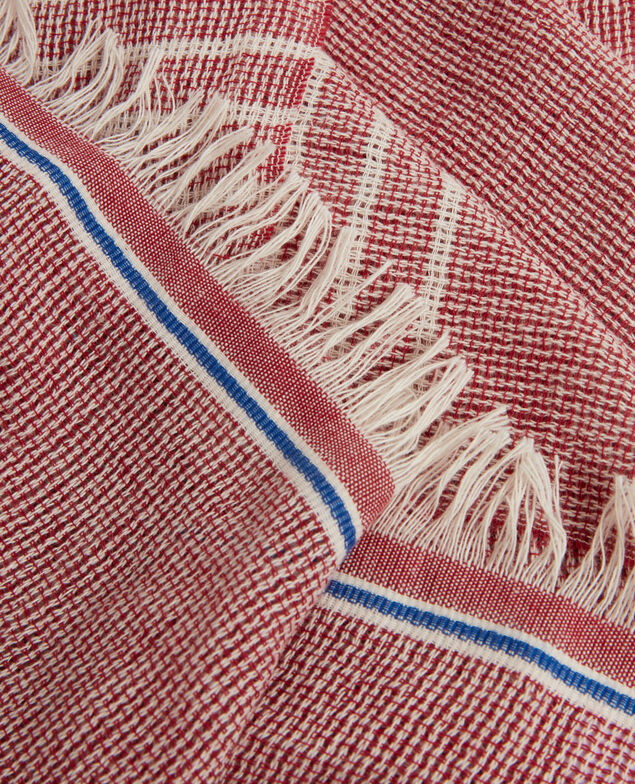 Sommerschal aus Baumwolle 7023 29 dark orange