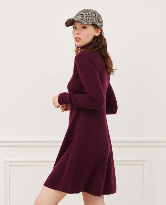 Kleid aus 3D-Kaschmir 8854 18 wine