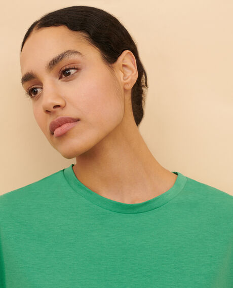 Weites T-Shirt aus Baumwolle 0542 pine green 3ste274c14