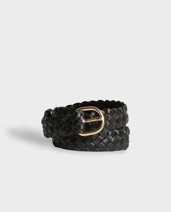 Ledergürtel 09 BLACK