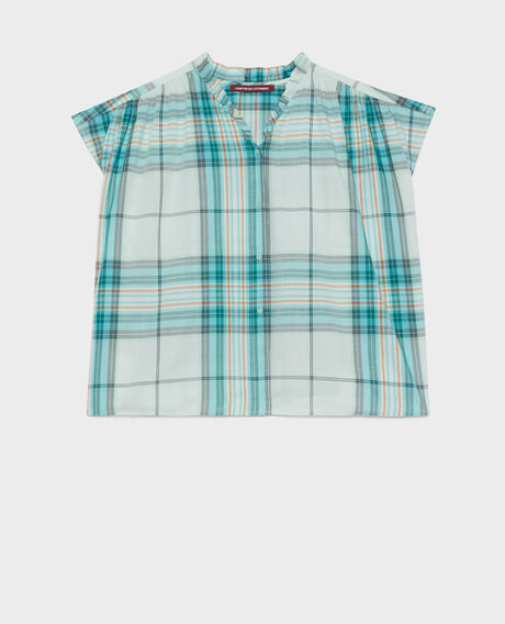 Baumwollbluse 0601 lightblue 3sbl346c21