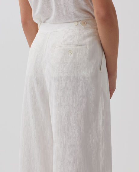 YVONNE - Weite Hose aus Baumwolle 8885 00 white 3spa290c10