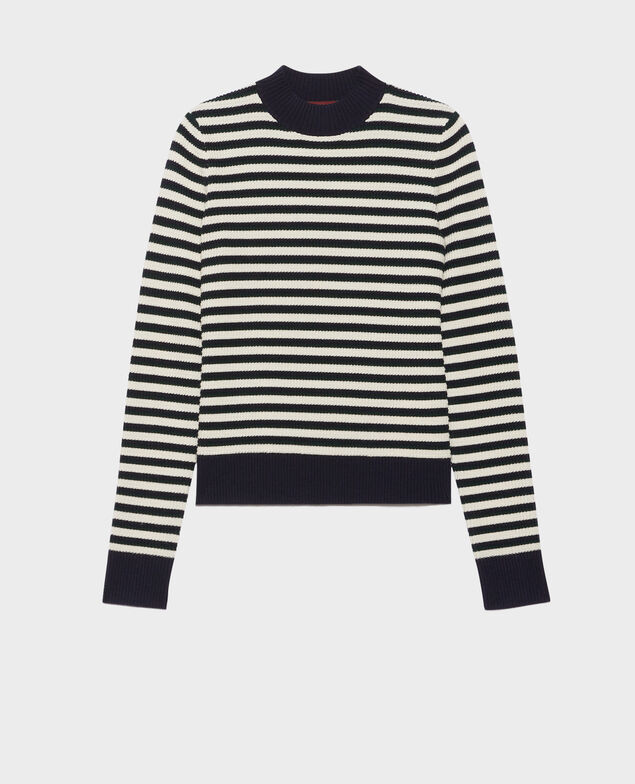 Gestreifter Pullover 8870 69 navy stripe