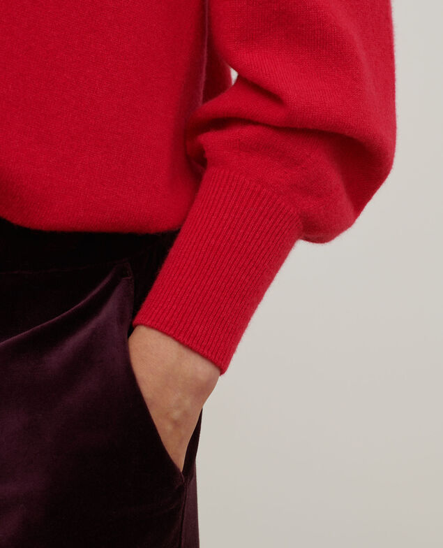 Pullover mit V-Ausschnitt aus Kaschmir