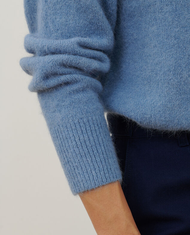 Pullover aus Alpakamischwolle A601 lt blue infinity 3wju110w38
