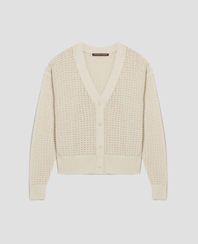 Langärmliger Cardigan H304 albore