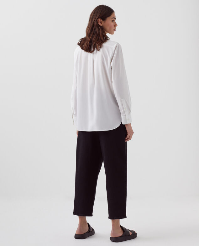 Bluse aus Baumwoll-Popelin 0007 white