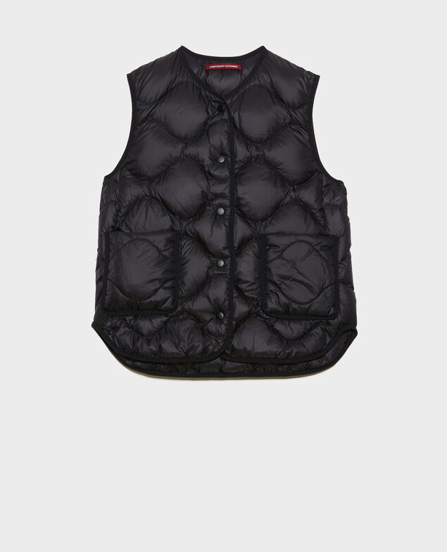 PLUME - Jacke ohne Ärmel 0093 black