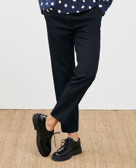 MARGUERITE - Zigarettenhose Black beauty Noko