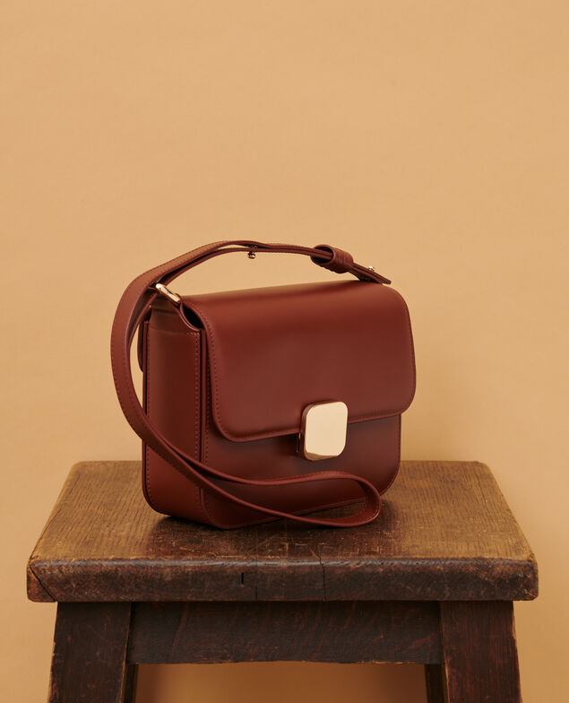 VIC - Schachteltasche aus Leder 4024 camel
