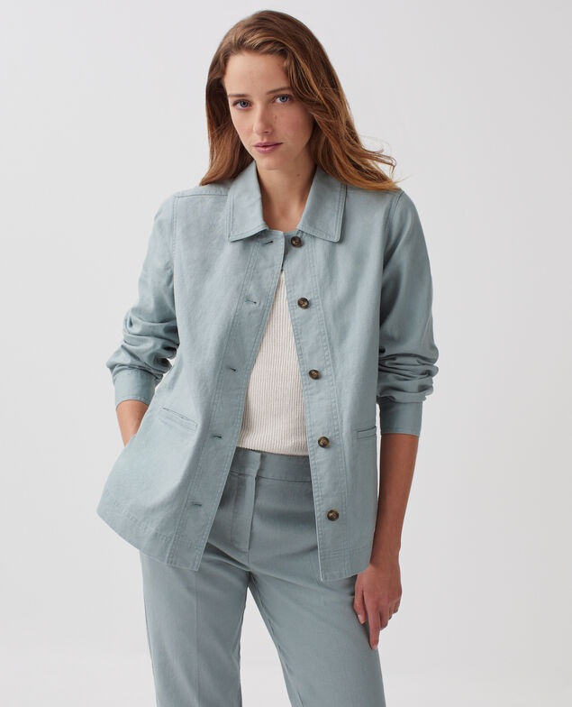 Workwear Jacke J620 slate blue