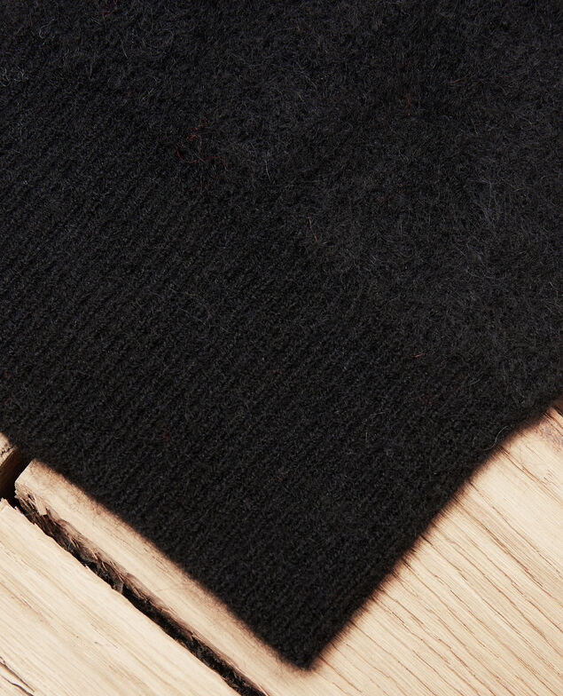 Bonnet en maille Noir