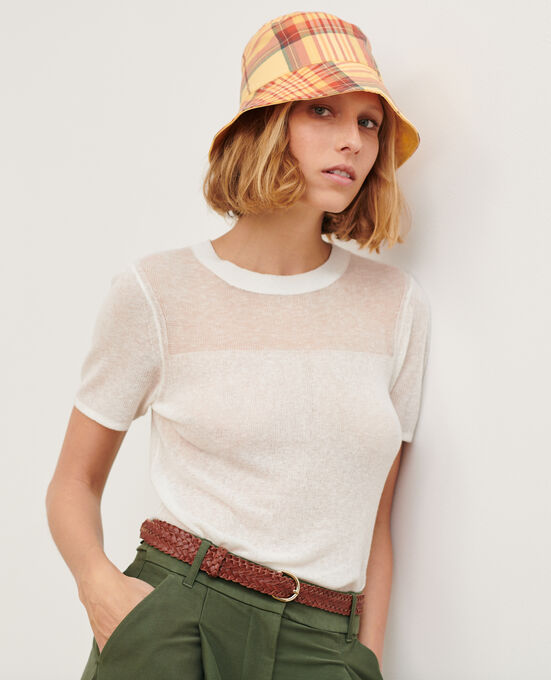 Top mit kurzen Ärmeln 0007 WHITE