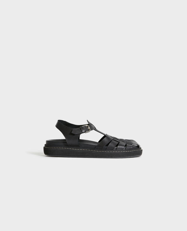 Ledersandalen 09 black