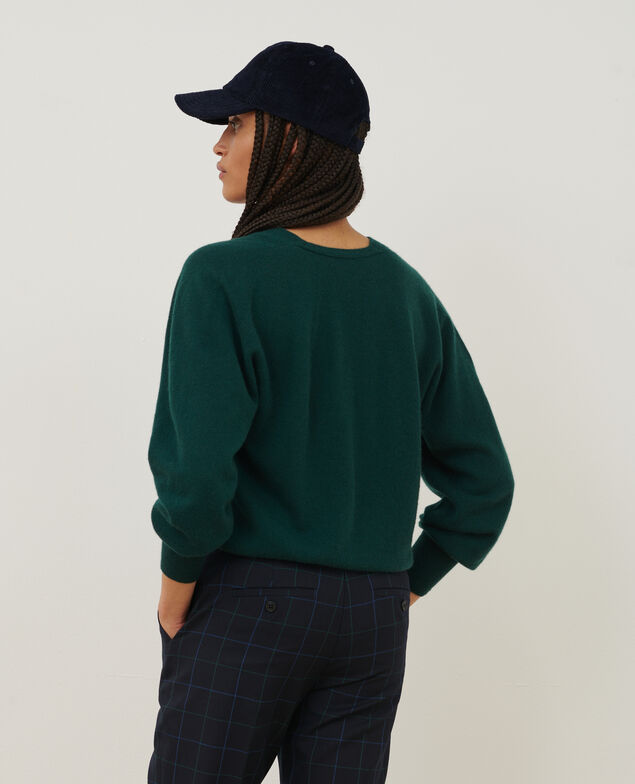Pullover mit V-Ausschnitt aus Kaschmir