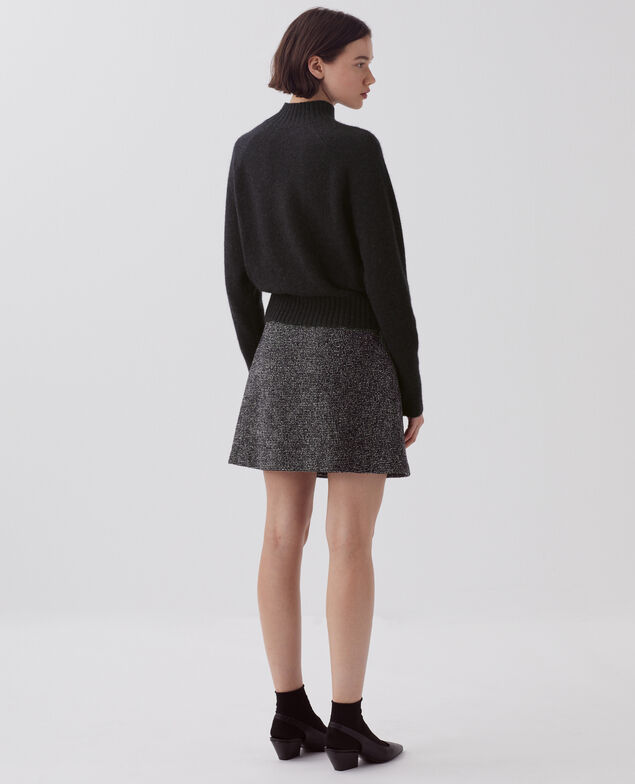 Kurzer Rock I097 neppie black