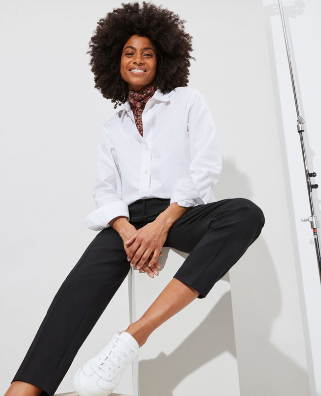 Boyish Bluse aus Baumwolle Optical white