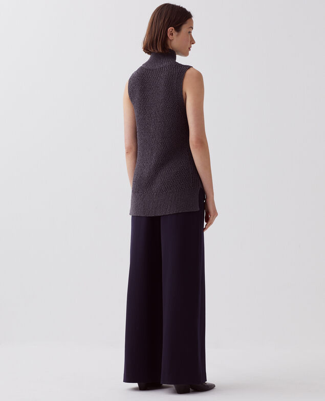 Ärmelloser Pullover I070 magnet gray