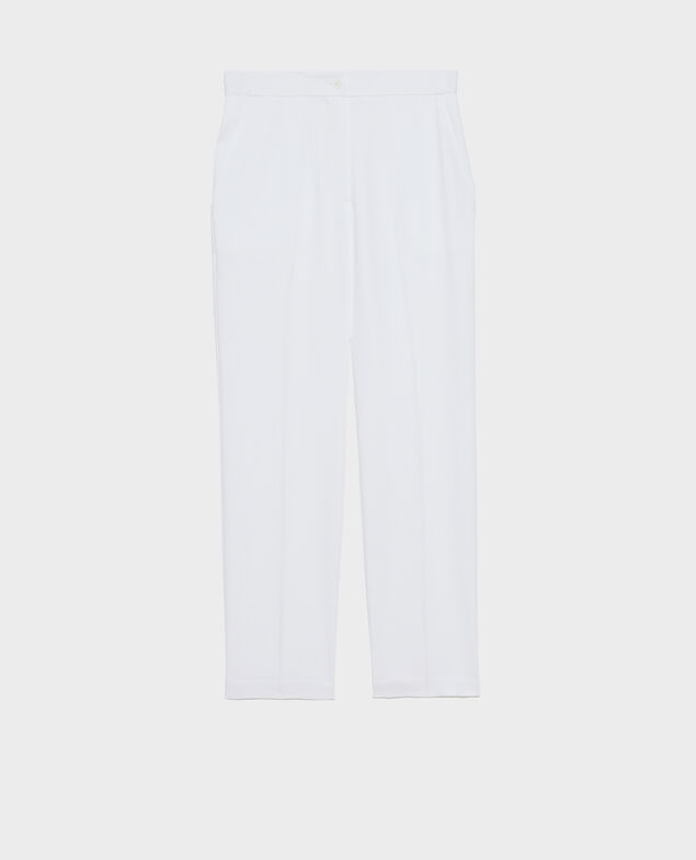 MARGUERITE - Zigarettenhose Brilliant white