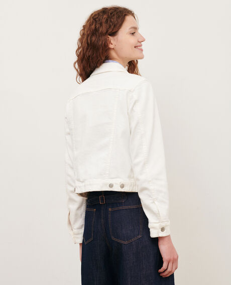 Kurze Jeansjacke 0003 white denim 3sjd265c62