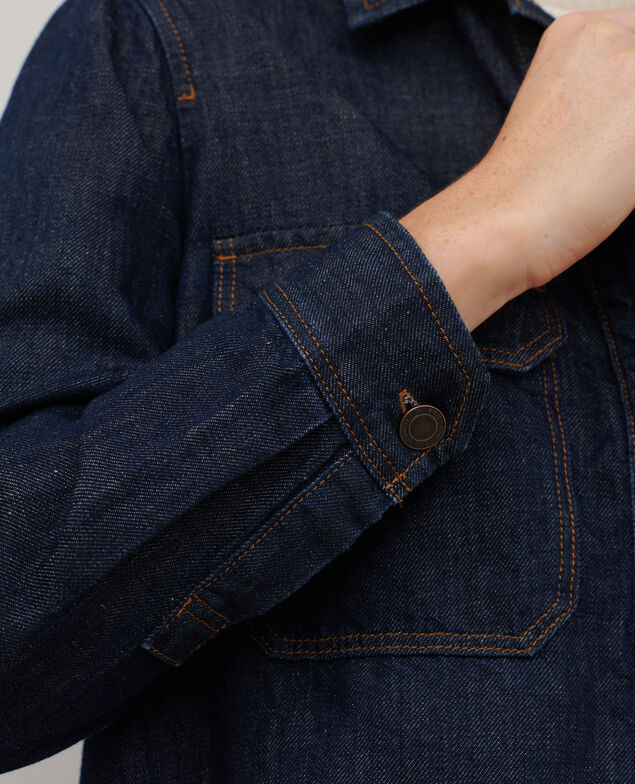 Jacke aus Denimstoff
