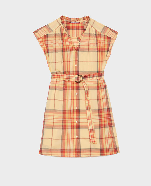 Hemdkleid aus Baumwolle 0241 orange