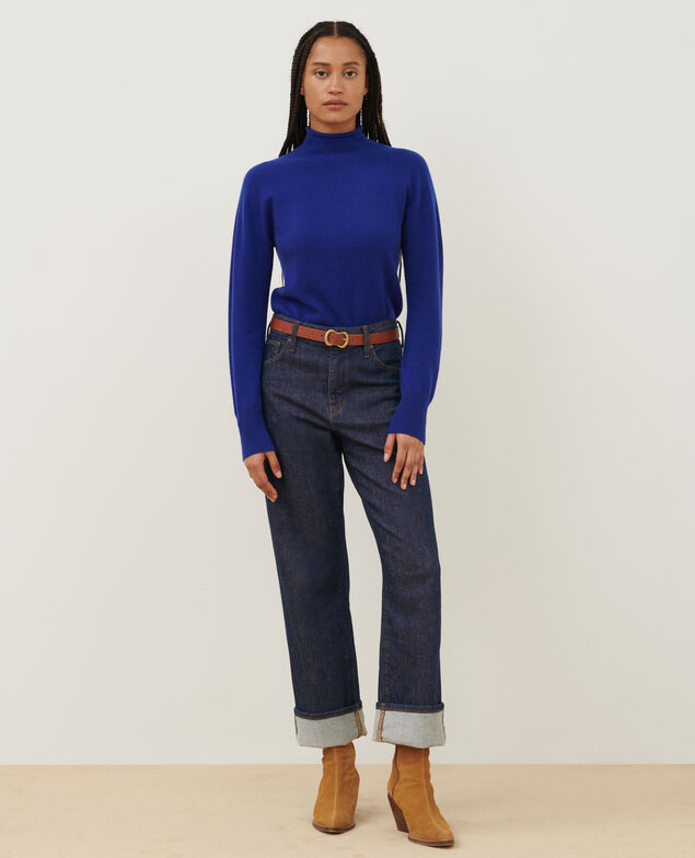 Pullover aus Kaschmir A661 blue knit