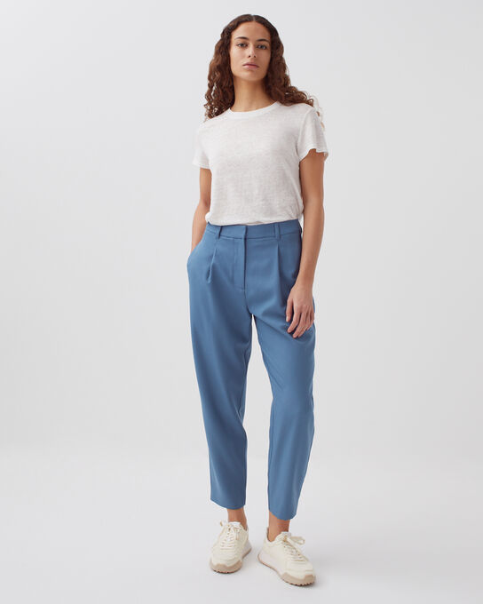 PEGGY - Karottenhose aus Wolle A622 BLUE HORIZON