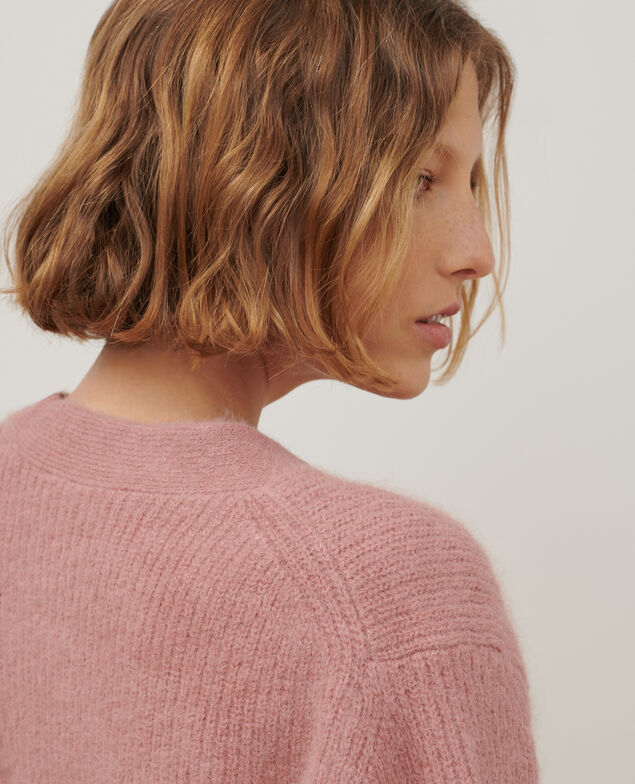 Cardigan aus Alpakamischwolle
