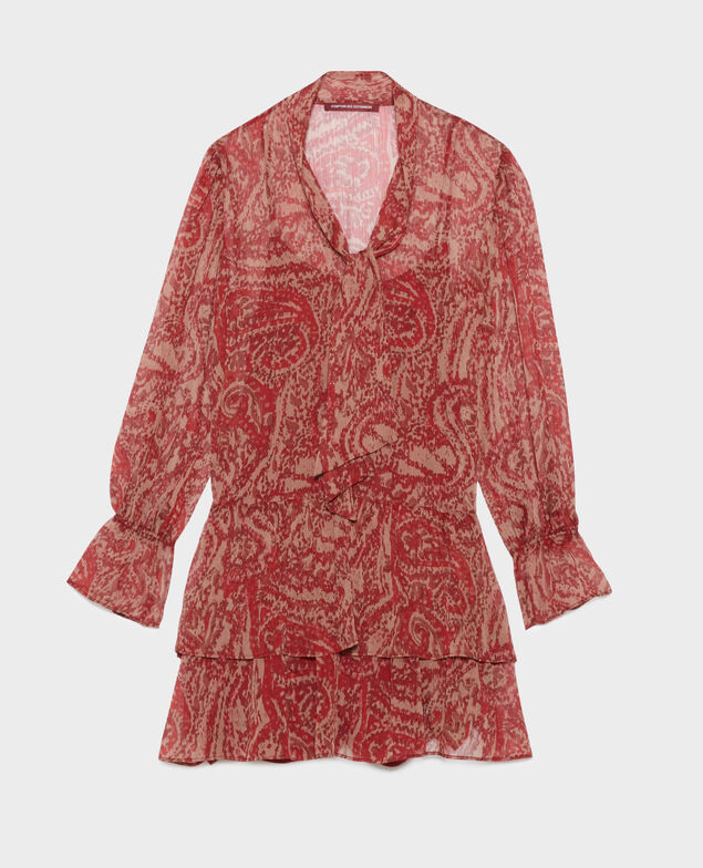 Kurzes fließendes Kleid