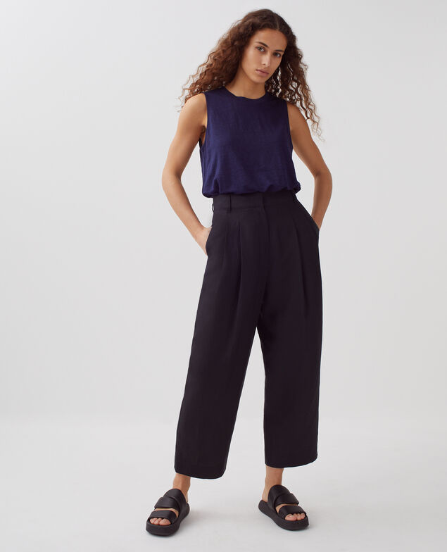 PEGGY - Karottenhose H091 black beauty