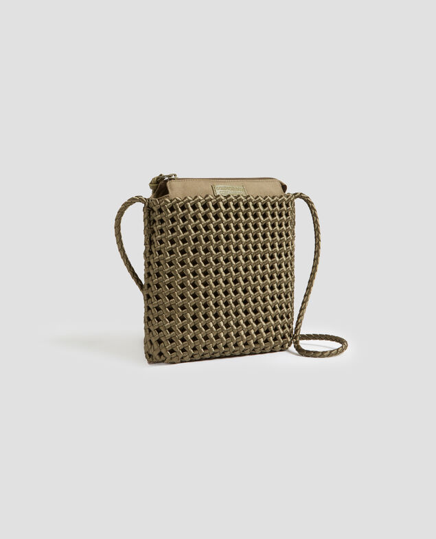 Tasche mit Ajourmuster H331 kaki