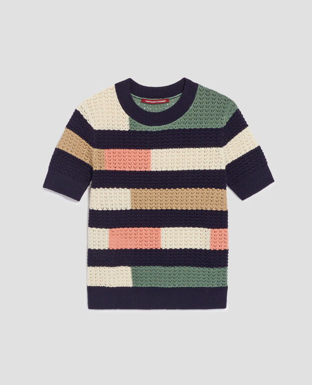 Pullover mit kurzen Ärmeln H691 st multico