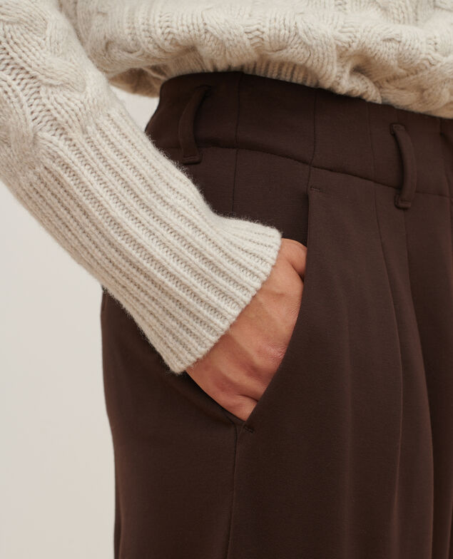 YVONNE - Weite fließende Hose