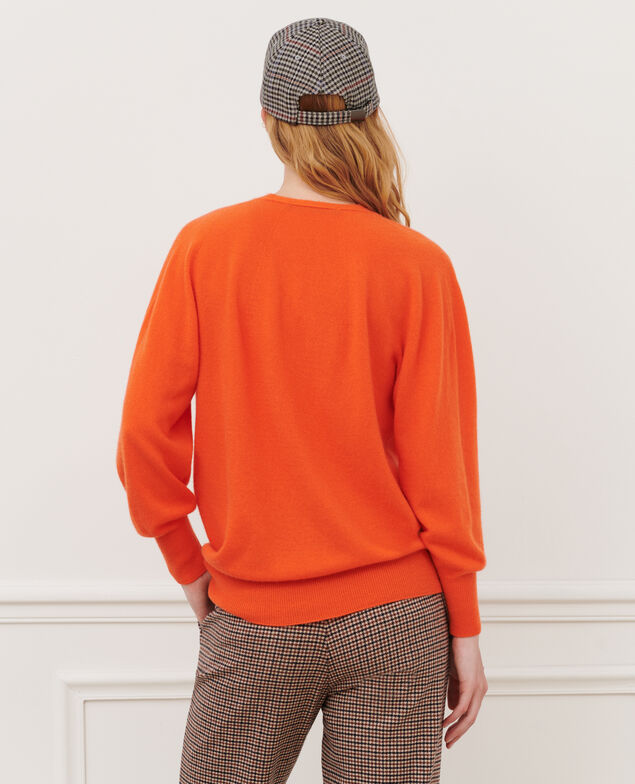 Pullover aus Kaschmir 8829 24 orange
